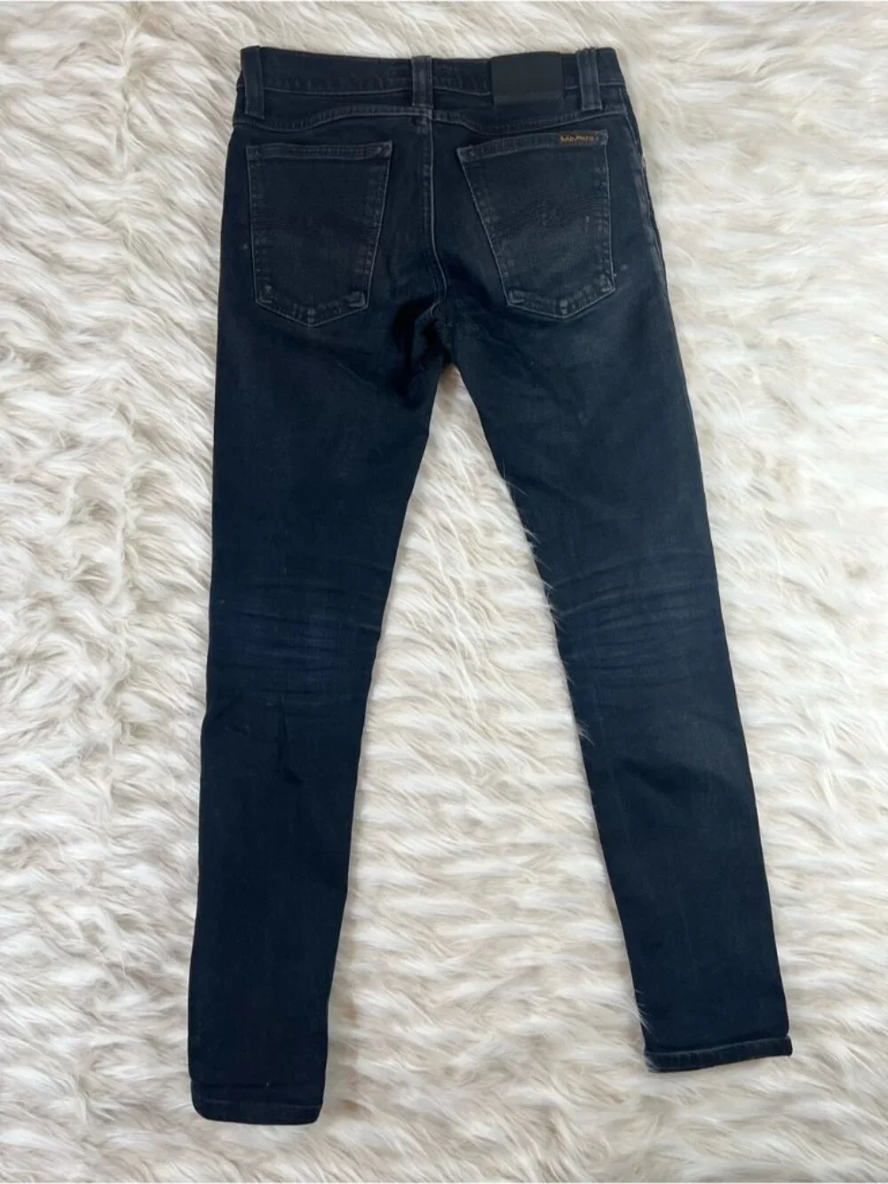 Nudie Tight Long John Jeans Men's 27x30 Black
